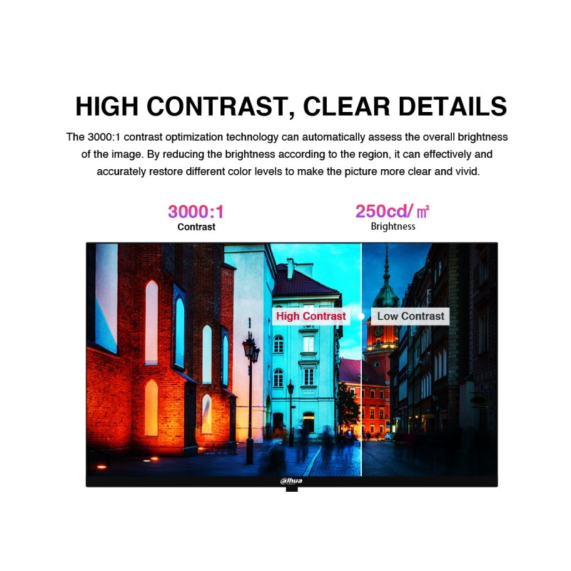 Dahua Monitor - LM24-Β200S - 24'' VA Full HD Monitor — Buy in Cyprus with Fast Delivery