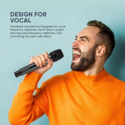 SonicGear Microphone Wireless - WM 3000UL - 2xHandsets DUAL Palladium — Buy in Cyprus with Fast Delivery