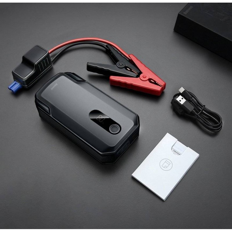 Baseus Car Jump Start Booster & Powerbank - 20000mAh 12V8L — Buy in Cyprus with Fast Delivery