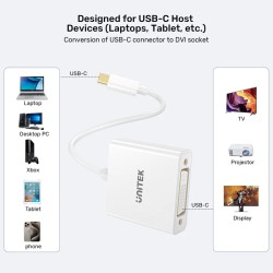 Unitek Converter USB-C to DVI Adapter - V1429A — Buy in Cyprus with Fast Delivery