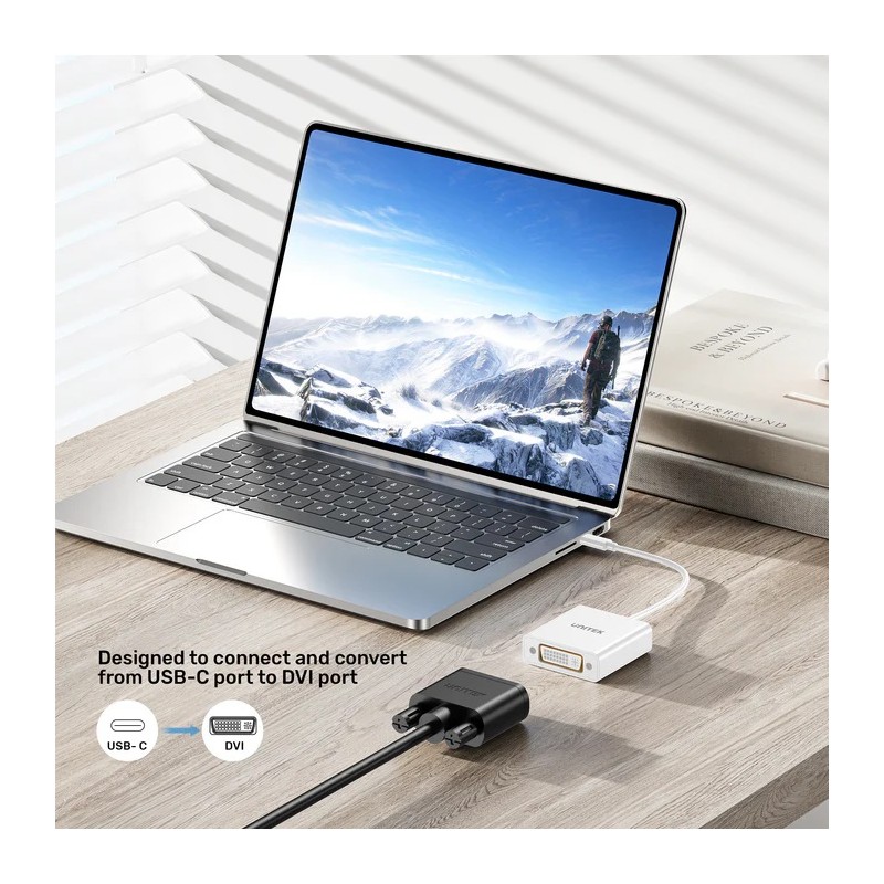 Unitek Converter USB-C to DVI Adapter - V1429A — Buy in Cyprus with Fast Delivery