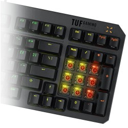 ASUS TUF Gaming Keyboard - K3 GEN II - Mechanical Gaming Keyboard 97 Red Keys IP57 Waterproof