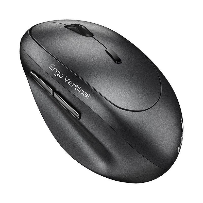 Genius Mouse Ergonomic Wireless+BT Vertical Silent AI - 8350S - Dark Gray — Buy in Cyprus with Fast Delivery
