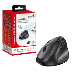 Genius Mouse Ergonomic Wireless+BT Vertical Silent AI - 8350S - Dark Gray — Buy in Cyprus with Fast Delivery