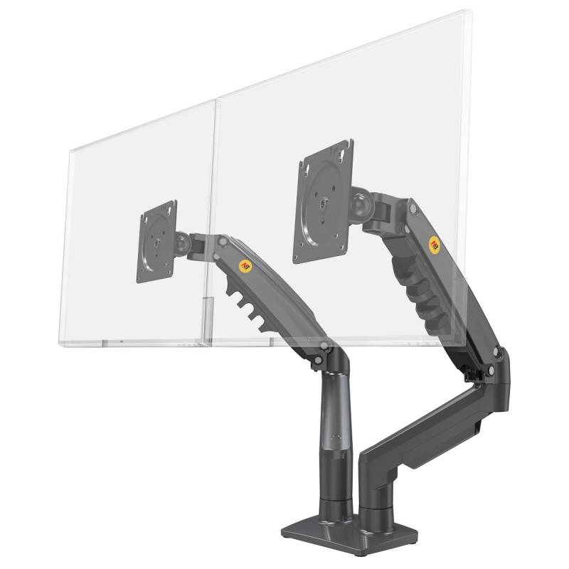 NBMounts Dual Arm Gas Desk Monitor Mount - F160 - updated version — Buy in Cyprus with Fast Delivery