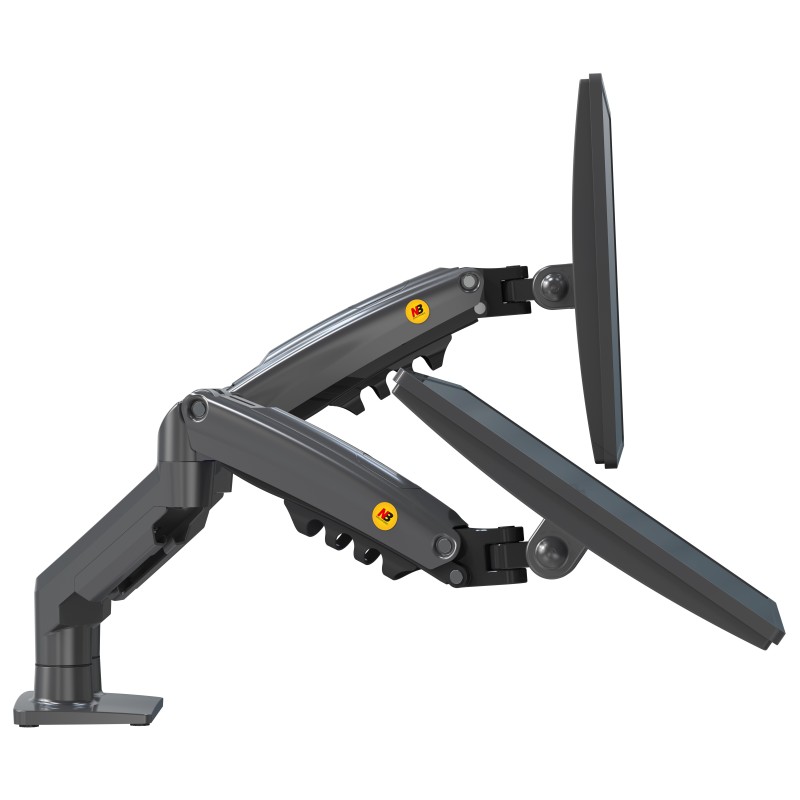 NBMounts Dual Arm Gas Desk Monitor Mount - F160 - updated version — Buy in Cyprus with Fast Delivery