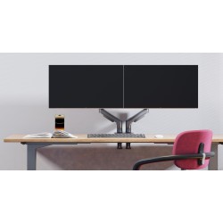 NBMounts Dual Arm Gas Desk Monitor Mount - F160 - updated version — Buy in Cyprus with Fast Delivery
