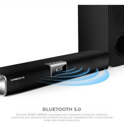 SonicGear SONICBAR - 5300BT - 140W Soundbar with Wireless SubWoofer BT & HDMI — Buy in Cyprus with Fast Delivery
