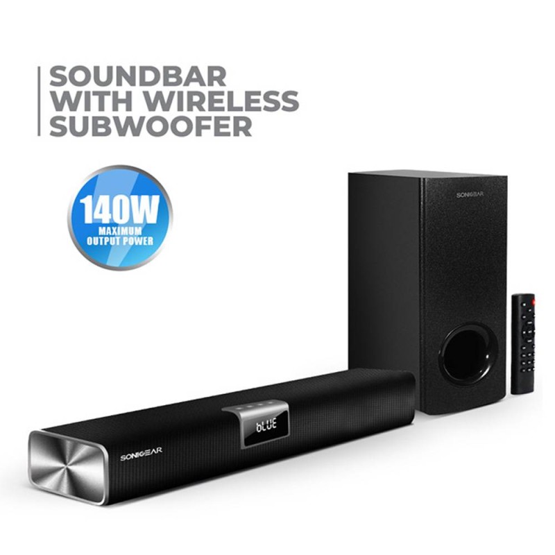 SonicGear SONICBAR - 5300BT - 140W Soundbar with Wireless SubWoofer BT & HDMI — Buy in Cyprus with Fast Delivery