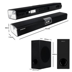 SonicGear SONICBAR - 5300BT - 140W Soundbar with Wireless SubWoofer BT & HDMI — Buy in Cyprus with Fast Delivery