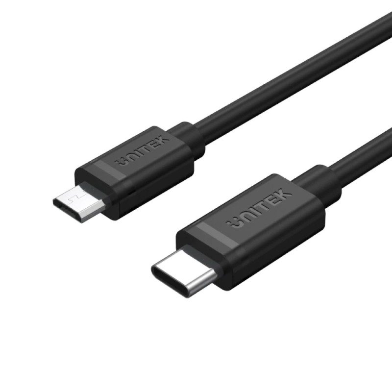 Unitek MC USB-C 2.0 to Micro USB Cable - Y-C473BK - 1.0m — Buy in Cyprus with Fast Delivery