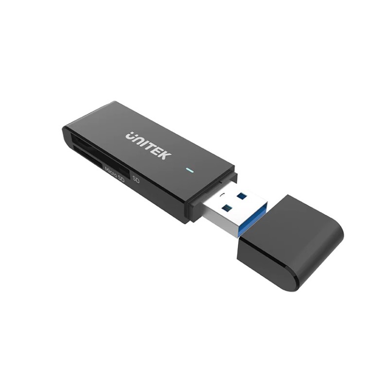 Unitek USB-A 3.0 to Micro SD SD Card Reader - Y-9327A - USB-A 3.0 to Micro SD SD Card Reader