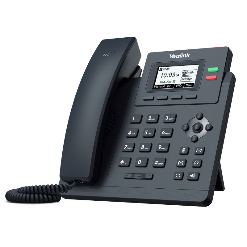 Yealink IP Phone Desktop PoE - T31P - 2.3'' — Buy in Cyprus with Fast Delivery