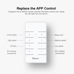 Sonoff WiFi Smart Ceiling Fan-Light Controller - IFAN04 - 3A — Buy in Cyprus with Fast Delivery