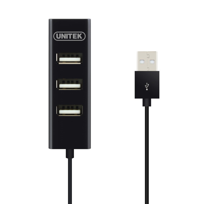 Unitek USB2.0 4 Port Hub - Y-2140 - 0.8m — Buy in Cyprus with Fast Delivery