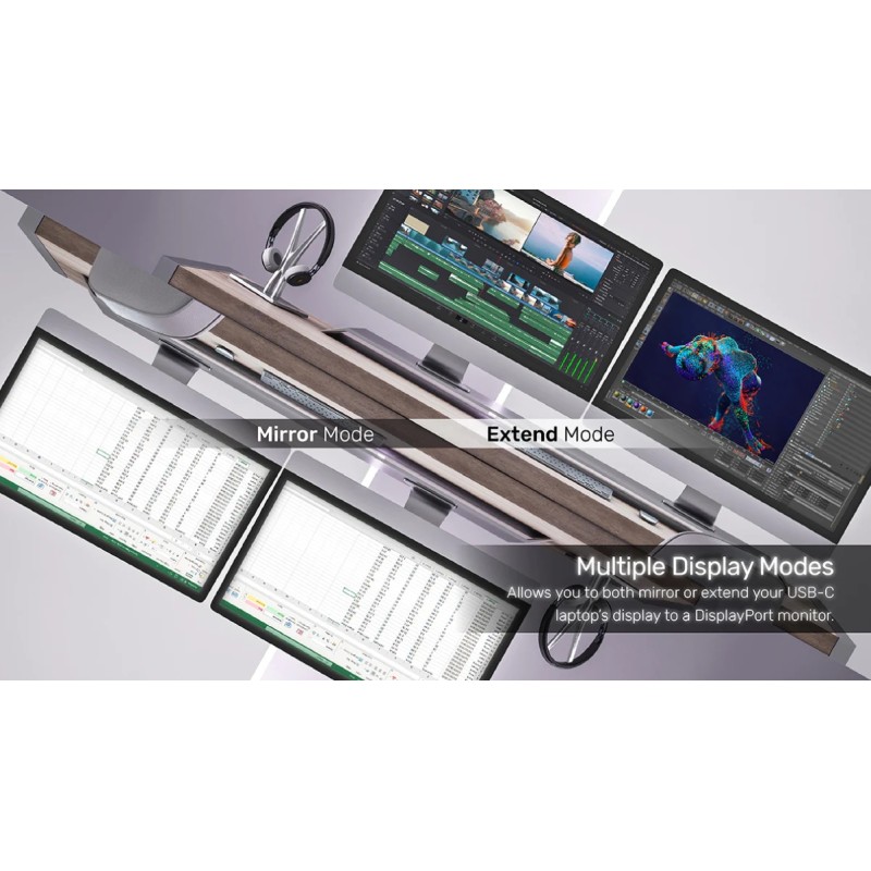 Unitek Converter - V1423C - USB-C to DP1.4 Cable 8K60Hz 1.8m — Buy in Cyprus with Fast Delivery