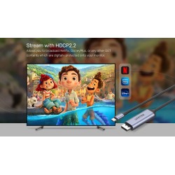 Unitek Converter - V1423C - USB-C to DP1.4 Cable 8K60Hz 1.8m — Buy in Cyprus with Fast Delivery