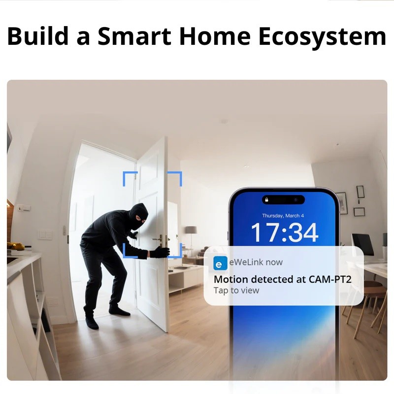 Sonoff Smart WiFi IP Security Camera - CAM-PT2 - Sonoff Smart WiFi IP Security Camera — Buy in Cyprus with Fast Delivery