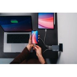 Verbatim GaN Charger 4 Port 200W USB A C - GNC-200 - (EU UK US) — Buy in Cyprus with Fast Delivery