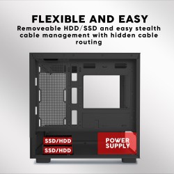 Armaggeddon Gaming Case - M-ATX AQUARON DUPLEX PRO Black (420mm VGA) — Buy in Cyprus with Fast Delivery