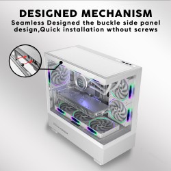 Armaggeddon Gaming Case - M-ATX AQUARON DUPLEX PRO Black (420mm VGA) — Buy in Cyprus with Fast Delivery