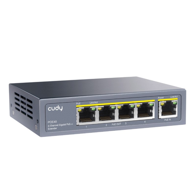 Cudy - POE40 - 4-Channel Gigabit POE+ Extender 60W — Buy in Cyprus with Fast Delivery
