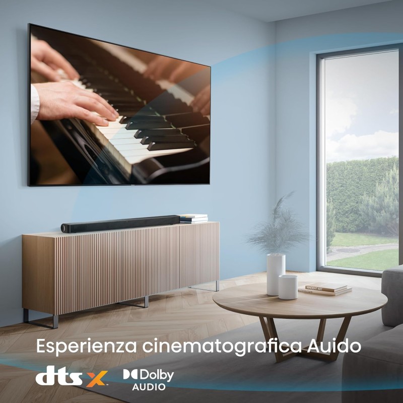 Hisense Soundbar - HS205G - Dolby-DTS Virtual X Soundbar 120W BT-USB-HDMI — Buy in Cyprus with Fast Delivery