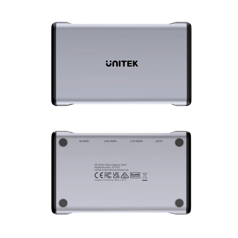 Unitek Capture Card - V1177A - 4K60Hz 3.5mm Audio & Dual HDMI Loop Out — Buy in Cyprus with Fast Delivery