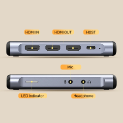 Unitek Capture Card - V1177A - 4K60Hz 3.5mm Audio & Dual HDMI Loop Out — Buy in Cyprus with Fast Delivery