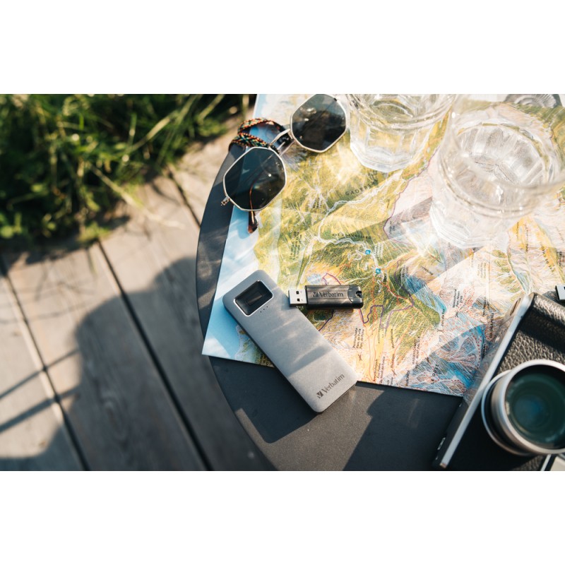 Verbatim USB Drive - 3.2 Pinstripe 256GB Black — Buy in Cyprus with Fast Delivery