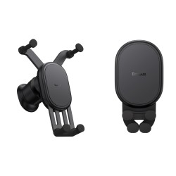 Baseus 15W Wireless AirVent Car Charger & Mount - SUWX030001 - AirVent — Buy in Cyprus with Fast Delivery