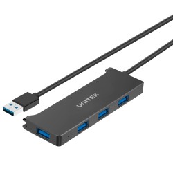 Unitek USB-A Hub USB3.0 4-Port & Micro USB Power Port - Y-3145 - USB-A Hub USB3.0 4-Port & Micro USB Power Port