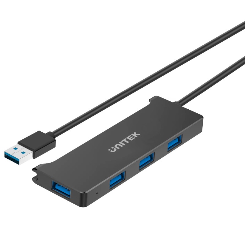 Unitek USB-A Hub USB3.0 4-Port & Micro USB Power Port - Y-3145 - USB-A Hub USB3.0 4-Port & Micro USB Power Port