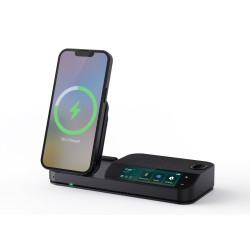 Yealink Headset - BH71 - Wireless Bluetooth 4-Mic NC with Speakerphone & Wireless Charger Workstation Teams