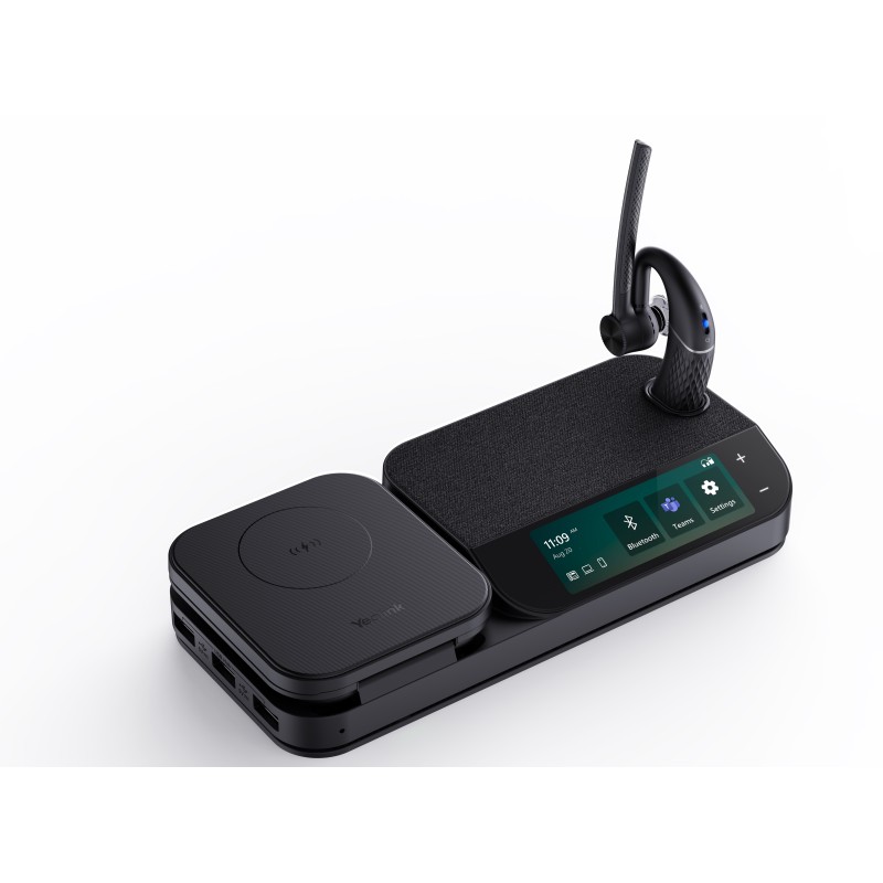 Yealink Headset - BH71 - Wireless Bluetooth 4-Mic NC with Speakerphone & Wireless Charger Workstation Teams