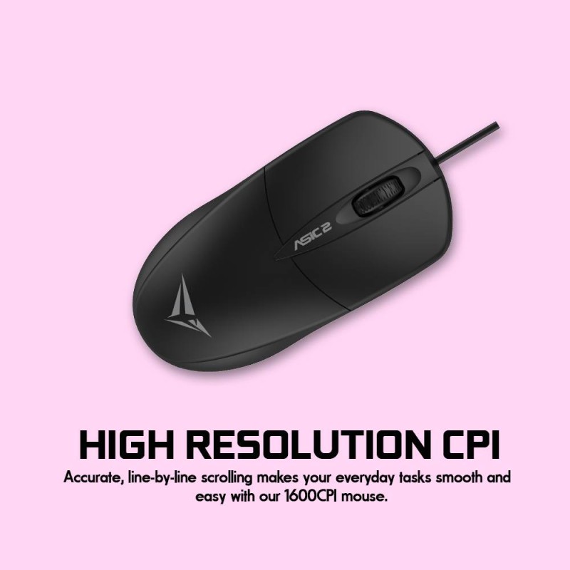 Alcatroz Mouse - ASIC 2 - Black, Wired, Blister — Buy in Cyprus with Fast Delivery