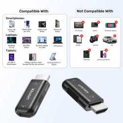 Unitek USB-C Female to HDMI Male Adaptor - V1187A - 4K — Buy in Cyprus with Fast Delivery