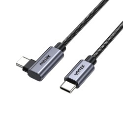 Unitek MC USB-C Cable - C14123BK-3M - PD100W L-Shape 3.0m — Buy in Cyprus with Fast Delivery