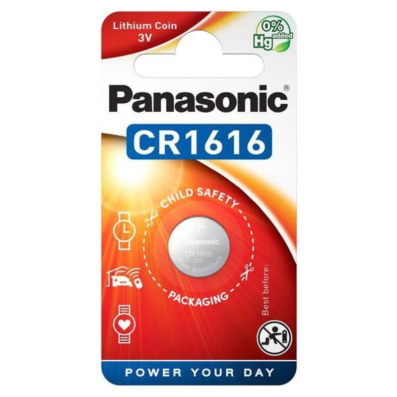 Panasonic Lithium Battery Blister - CR1616 - Lithium Battery Blister (1pc) — Buy in Cyprus with Fast Delivery