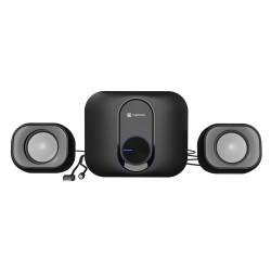 Natec PC Speakers - PUG - 2.1 USB Powered 3.5mm 11W RMS Black — Buy in Cyprus with Fast Delivery