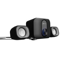 Natec PC Speakers - PUG - 2.1 USB Powered 3.5mm 11W RMS Black — Buy in Cyprus with Fast Delivery