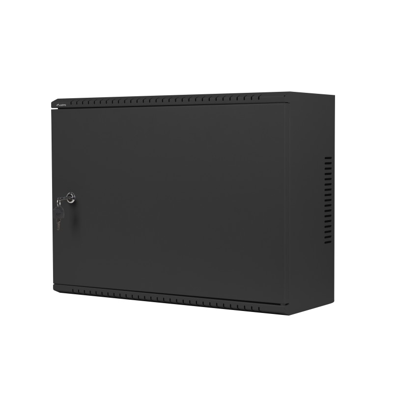 Lanberg 19'' Low Profile Wall Rack - 4U+3U Assembled Black — Buy in Cyprus with Fast Delivery