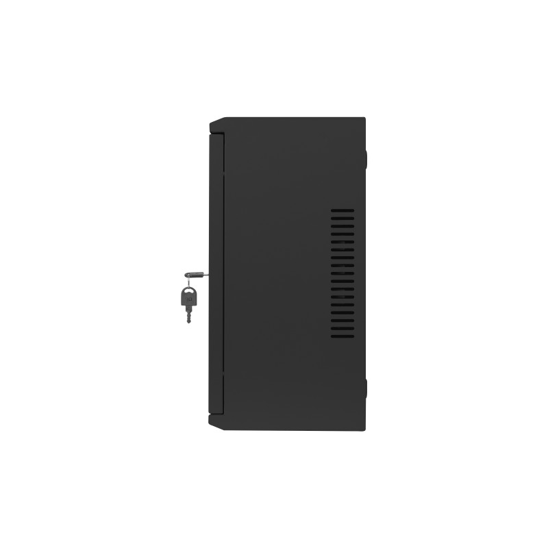 Lanberg 19'' Low Profile Wall Rack - 4U+3U Assembled Black — Buy in Cyprus with Fast Delivery