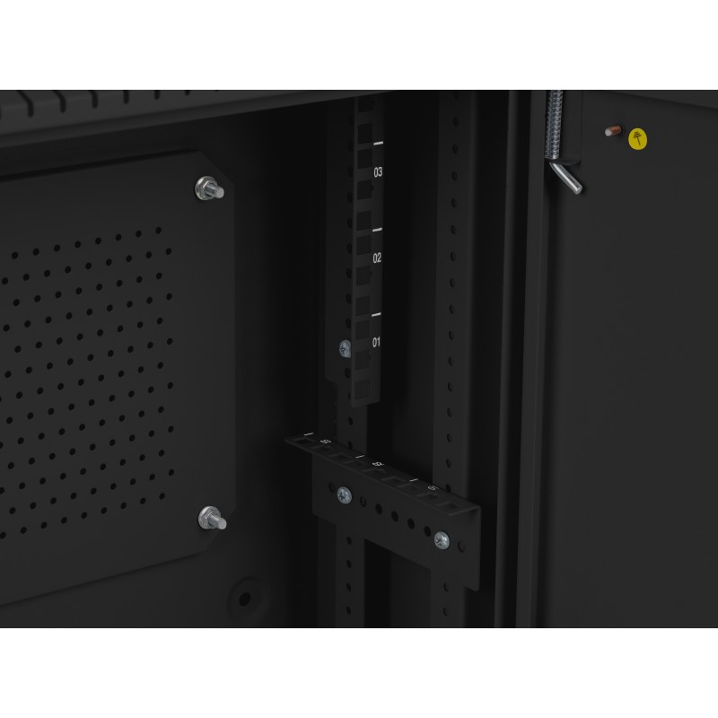 Lanberg 19'' Low Profile Wall Rack - 4U+3U Assembled Black — Buy in Cyprus with Fast Delivery