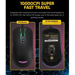 Armaggeddon Pro-Gaming Mouse - Falcon 3 - Pro-Gaming Mouse 10000CPI Macroable RGB — Buy in Cyprus with Fast Delivery
