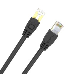 Unitek Ethernet Cable - C1811EBK - CAT7 SSTP Pure Copper Ethernet Cable 3.0m Black — Buy in Cyprus with Fast Delivery