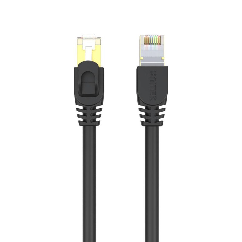 Unitek Ethernet Cable - C1811EBK - CAT7 SSTP Pure Copper Ethernet Cable 3.0m Black — Buy in Cyprus with Fast Delivery