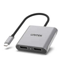 Unitek Converter USB-C to Display Port Dual 8K60Hz MST - V1404A - Dual 8K60Hz MST — Buy in Cyprus with Fast Delivery
