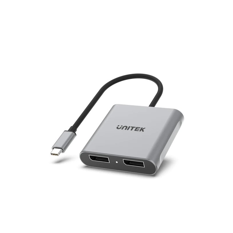 Unitek Converter USB-C to Display Port Dual 8K60Hz MST - V1404A - Dual 8K60Hz MST — Buy in Cyprus with Fast Delivery
