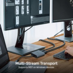 Unitek Converter USB-C to Display Port Dual 8K60Hz MST - V1404A - Dual 8K60Hz MST — Buy in Cyprus with Fast Delivery